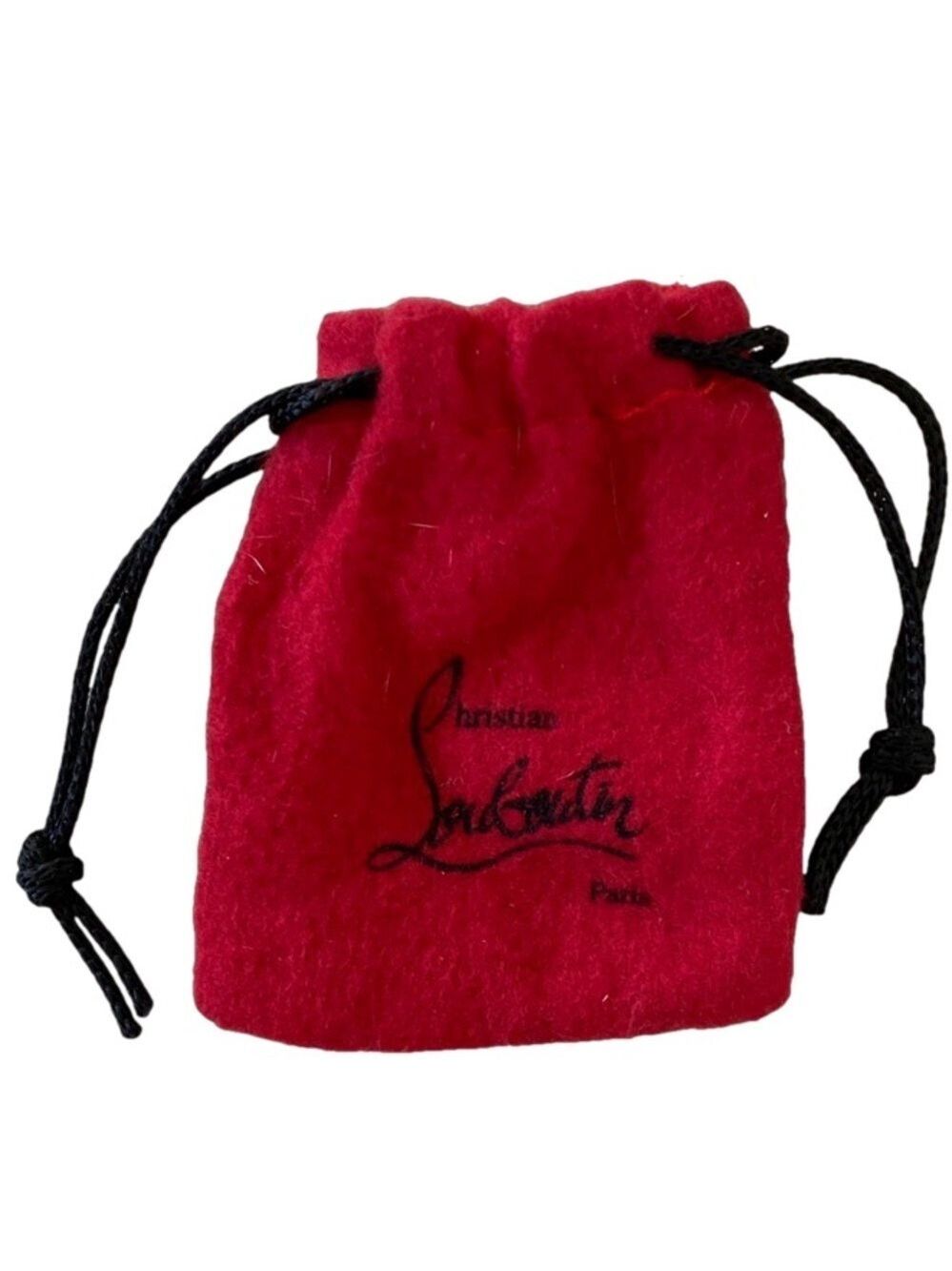 Christian Louboutin Dust Bag Paris Red Drawstring Closure OS - Picture 1 of 2